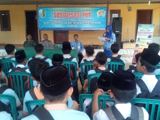 TMMD Kodim Sampang Sosialisasi Pernikahan Dini  