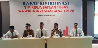 OJK KR 4 Jatim Gelar Rakor Bahas Maraknya Investasi Bodong