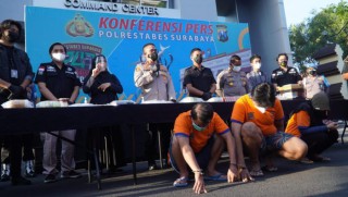 Satresnarkoba Polrestabes Surabaya Berhasil Gagalkan Peredaran 13,4 Kg Sabu