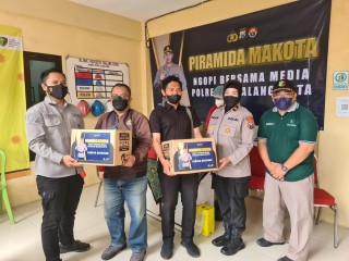 Jalin Sinergitas Untuk Harkamtibmas,  Kota Kembali Gelar PIRAMIDA dan Vaksinasi Booster Awak Media