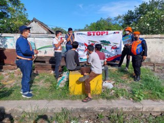 Daop 8 Galakkan Sosialisasi Kepada Masyarakat Tentang Bahaya Beraktifitas disekitar Jalur KA