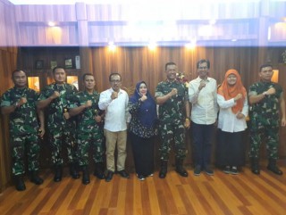 Pererat Tali Silaturahmi, Pimpinan DPRD Kota Surabaya Terima Kunjungan Danrem 084/Bhaskara Jaya.