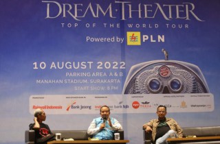 Dukung Konser Dream Theater di Solo, PLN Gairahkan Ekonomi Lewat Wisata Musik