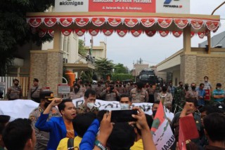 BEM Nusantara Jawa Timur Apresiasi Pengamanan Polrestabes Surabaya Saat Aksi Unjukrasa