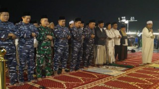 Dandim Surabaya Utara Hadiri Lautan Do'a dan Syiar Samudra Bersama Forkopimda Jatim