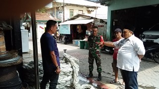Monitoring Wilayah, Babinsa Koramil Kota bersama Pak Lurah Wujudkan Kelurahan Kebungson Lebih Maju dan Berkembang