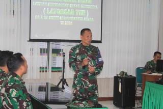 Asah Kemampuan Personel, Kodim 0830/Surabaya Utara Gelar Latihan Perorangan Dasar (Latorsar) Teritorial