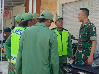 Komsos Babinsa Kuatkan Sinergitas Bersama Linmas Dalam Menjaga Kamtibmas di Wilayah