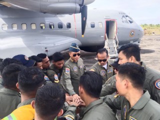 CN 235-220 MPA P-8306 Laksanakan Patroli Udara Maritim Perdana Pasca Alih Bina ke Wing Udara 3