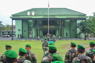 Kodim 0817/Gresik Gelar Upacara Hari Juang Kartika ke - 79, Wujudkan Sinergi dan Pengabdian Negeri