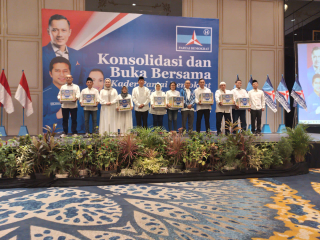 DPC Partai Demokrat Surabaya Gelar Konsolidasi dan Buka Bersama Kader