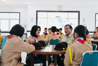 Disapa Presiden Prabowo, Siswa SRMA Margaguna Sampaikan Rasa Haru