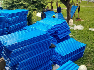Perbaiki Layanan, Perumda Surya Sembada Lakukan Pemasangan Tube Settler di IPAM Karangpilang 2