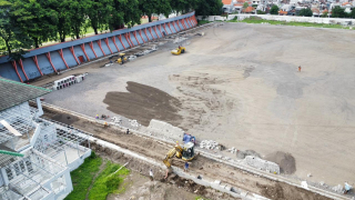 Revitalisasi Lapangan Karanggayam Capai 80 Persen, Rumput Sintetis Berstandar FIFA Segera Terpasang