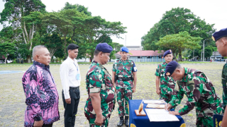 Wadan Kodaeral IX Pimpin Upacara Pakta Integritas Calon Bintara dan Tamtama PK TNI AL Gelombang I