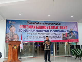 Mendikdasmen Resmikan Gedung Baru SD Muhammadiyah 15 Surabaya