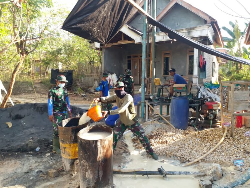 Kedalaman 120 Meter Sumur Bor Program TMMD Terus Dikerjakan