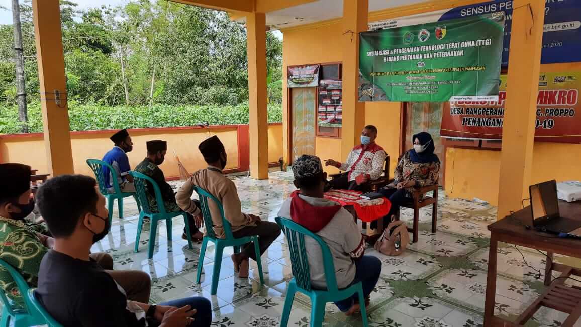 TMMD Ke-112 Kodim 0826 Pamekasan Berikan Penyuluhan pertanian
