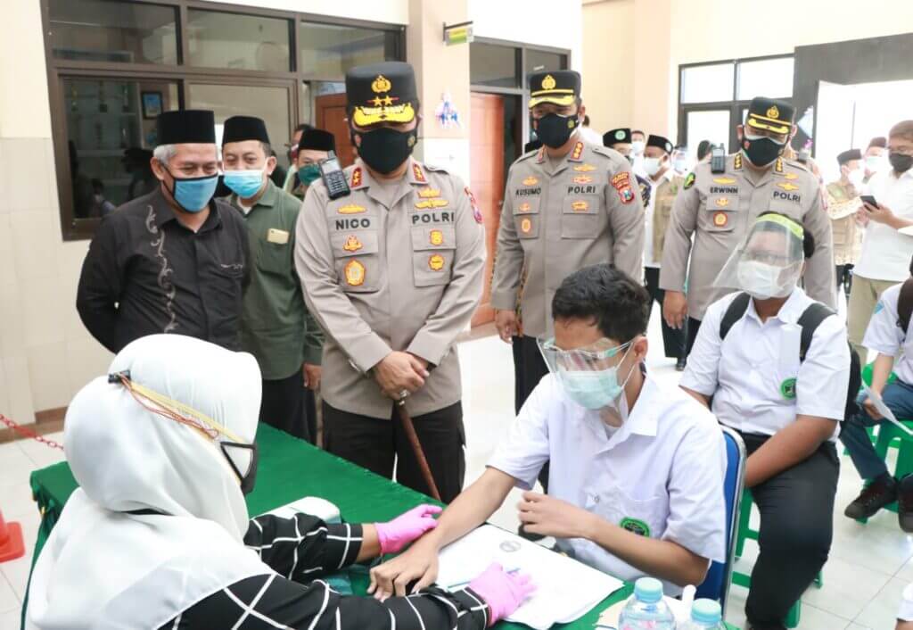 Polda Jatim Gandeng PWNU Jatim Sukseskan Vaksinasi