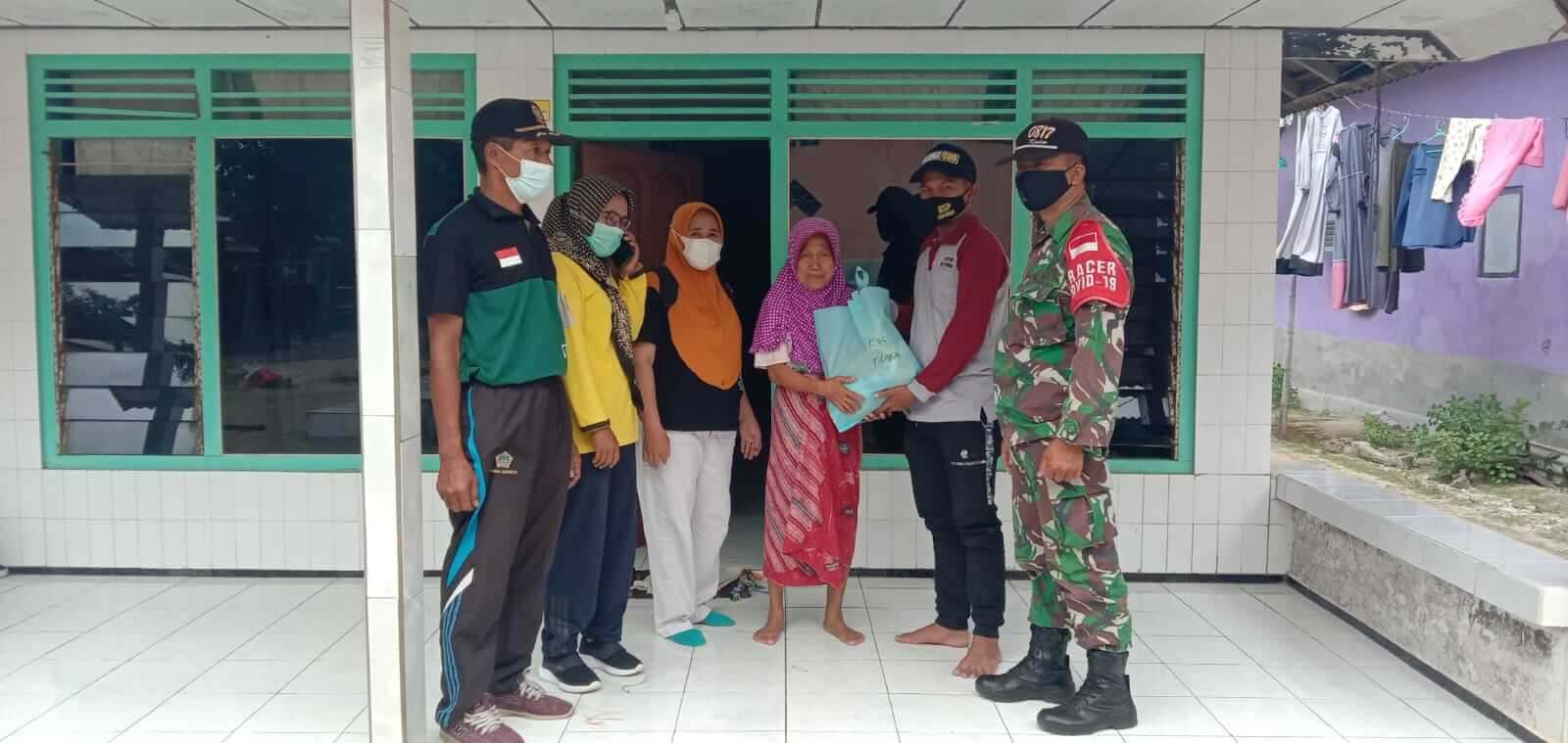 Warga Kecamatan Tambak Yang Mengalami ODJG Mendapatkan Perhatian lebih Dari Babinsa Perangkat Desa