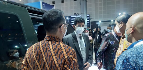 Ditjen ILMATE- Kementerian Perindustrian Tinjau Area GIIAS 2022 Surabaya