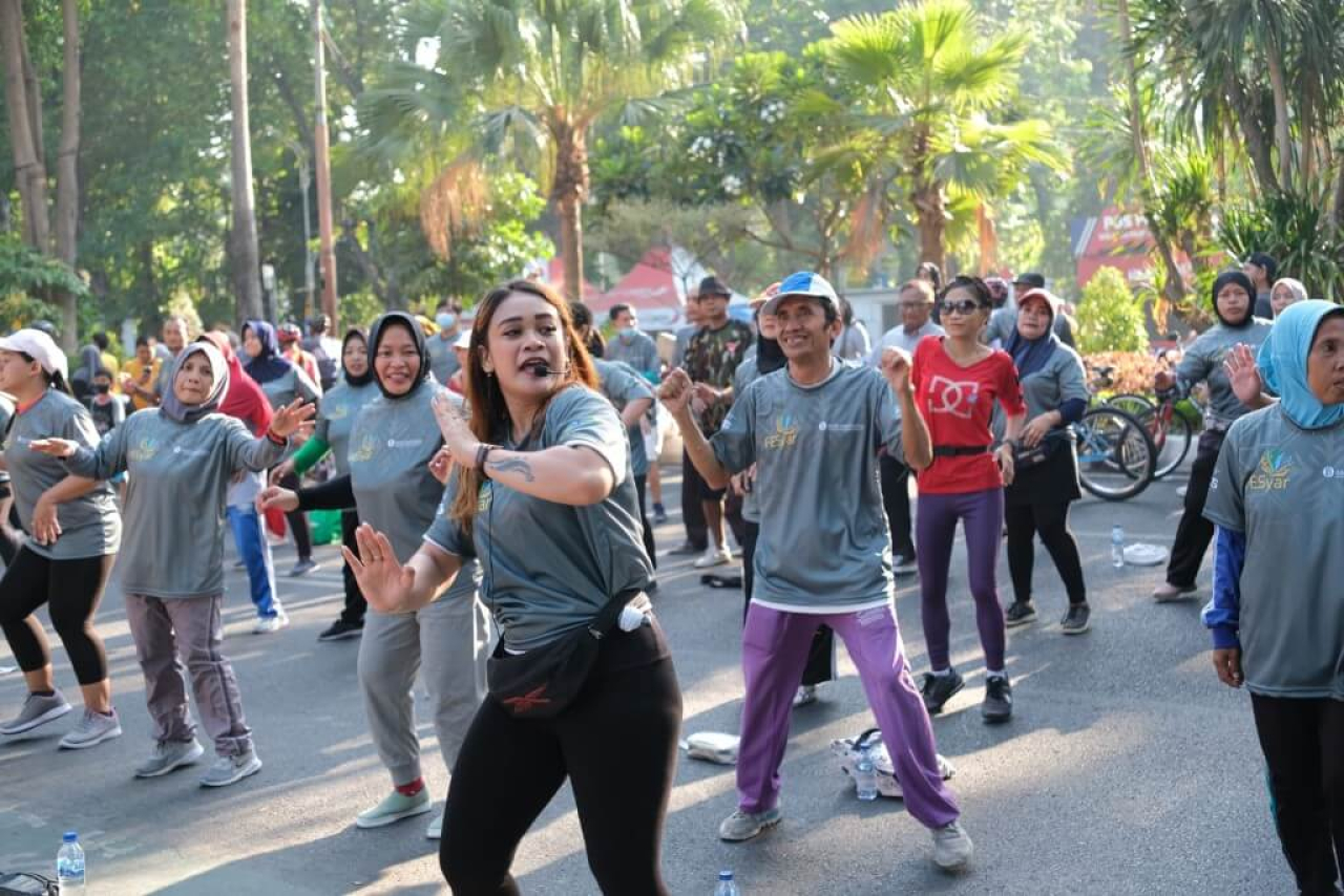 BI Jatim Gelar Sosialisasi Fesyar 2023 On The Street di CFD Darmo