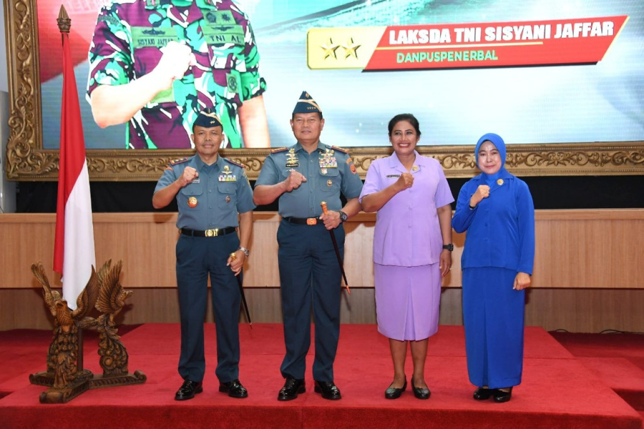 Sah, Laksda TNl Sisyani Jaffar Sandang Bintang Dua