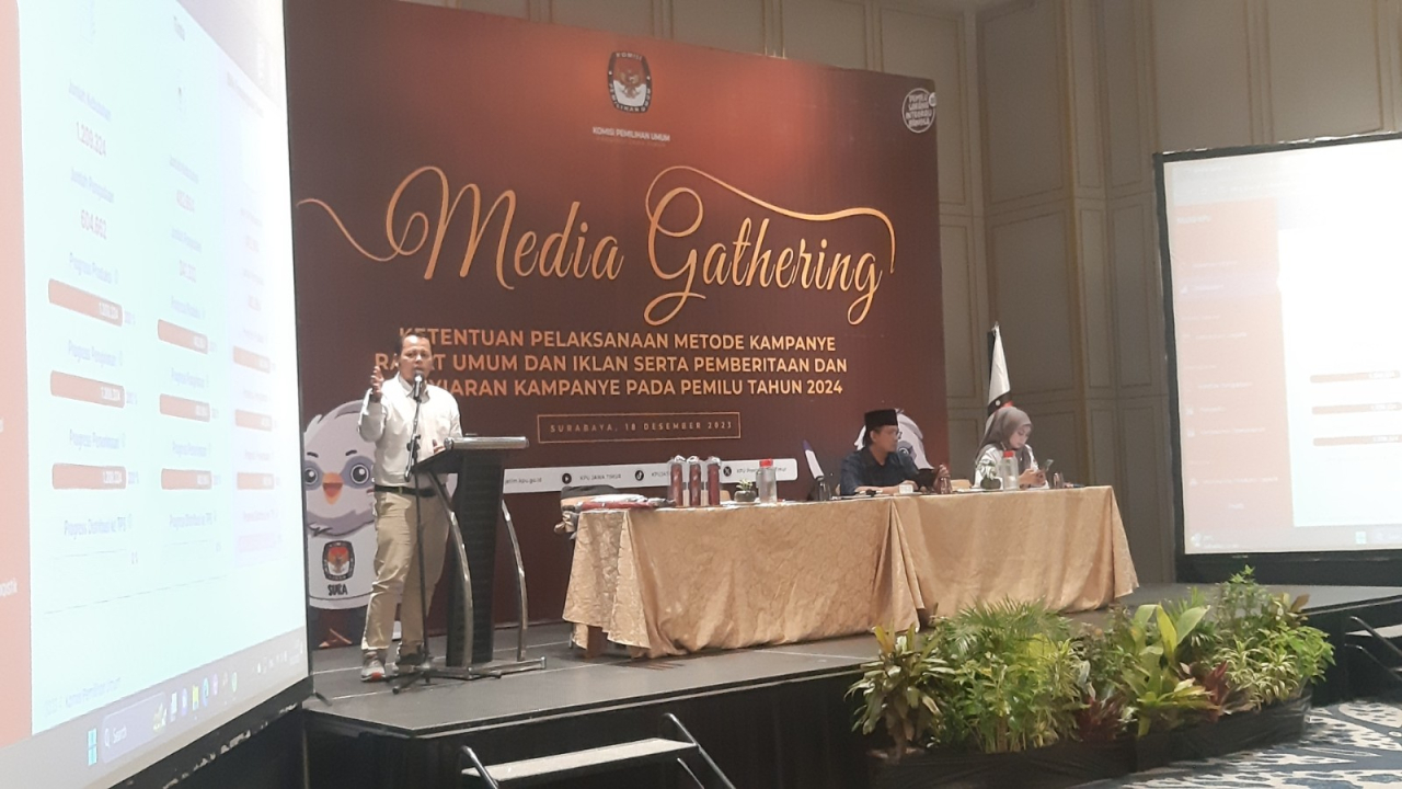 KPU Jatim Pastikan Logistik Pemilu 2024 Berjalan Lancar