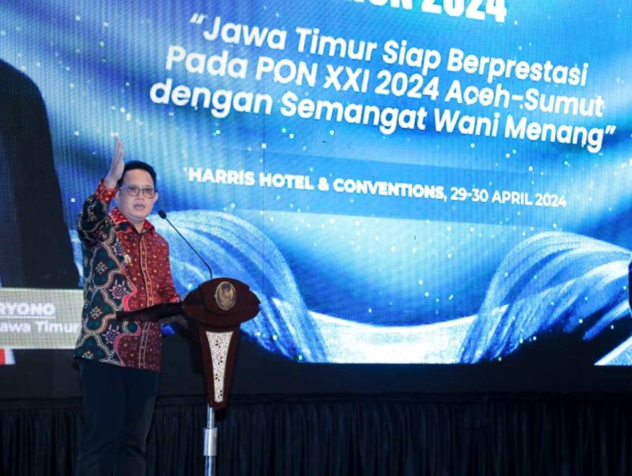 Buka Rakerprov, Gubernur Adhy Karyono Minta OPD ikut Andil Dalam Pembinaan atlet-atlet di Jatim