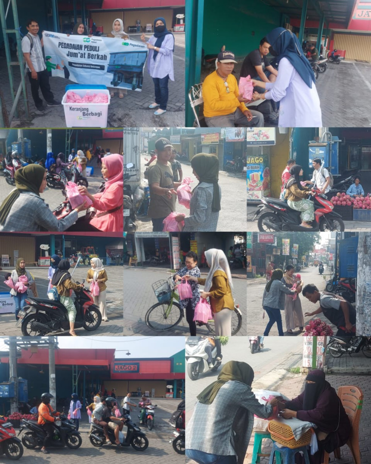 Pegadaian Kanwil XII Surabaya Bagikan 14.000 Paket Makanan Lewat Program Jum’at Berkah