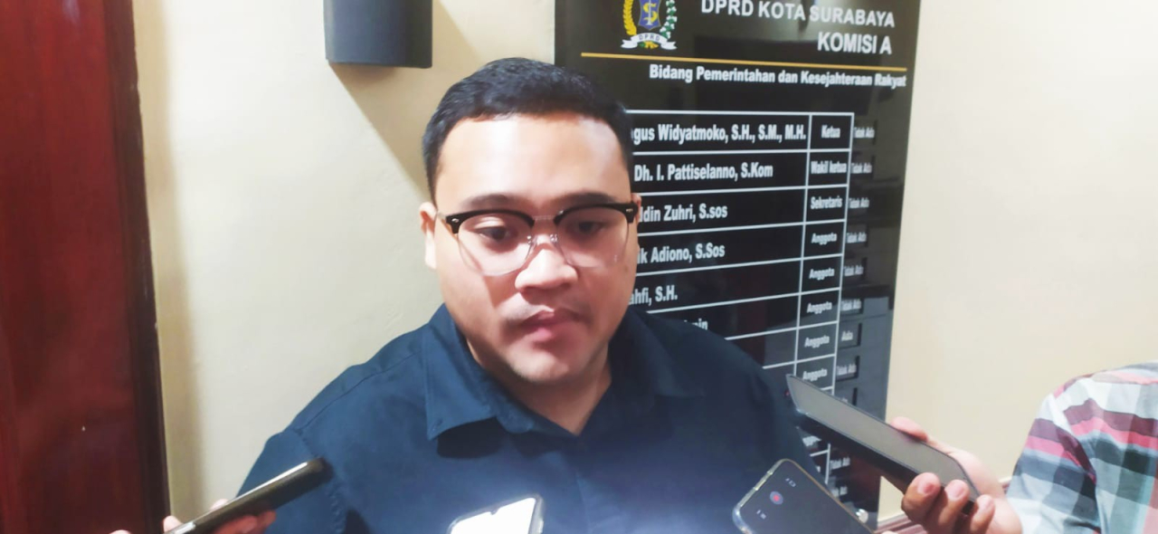 anggota Komisi A DPRD Surabaya, Aldy Blaviandy