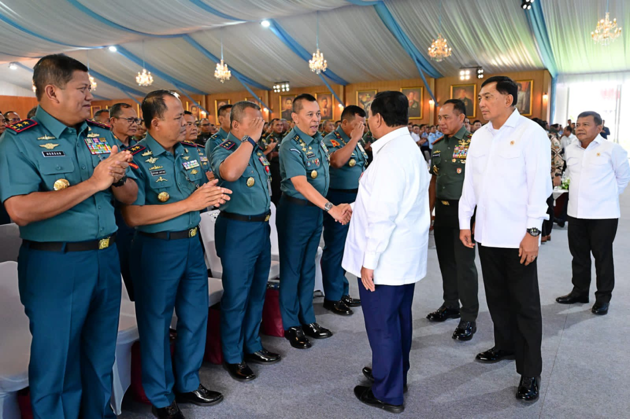 Komandan Puspenerbal Ikuti Pengarahan Presiden Rl kepada 1.004 Komandan Satuan TNl