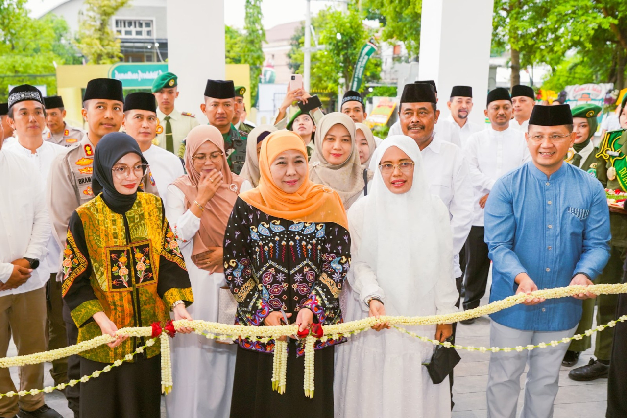 Gubernur Khofifah Resmikan Masjid dan Auditorium SMAN 5 Taruna Brawijaya Kediri