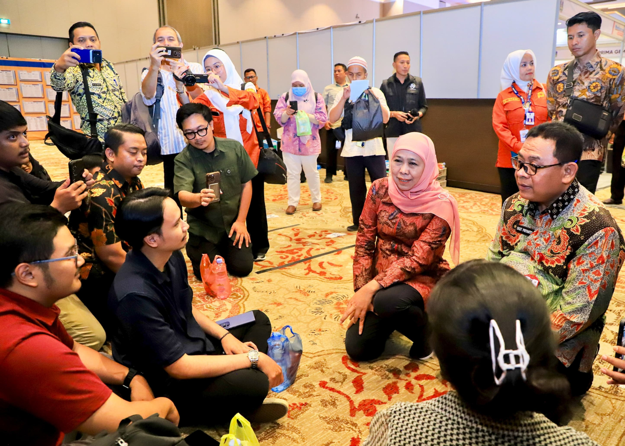 Wujudkan Akses Kerja Setara untuk Semua, Gubernur Khofifah Resmi Buka Job Fair Inklusif 2025