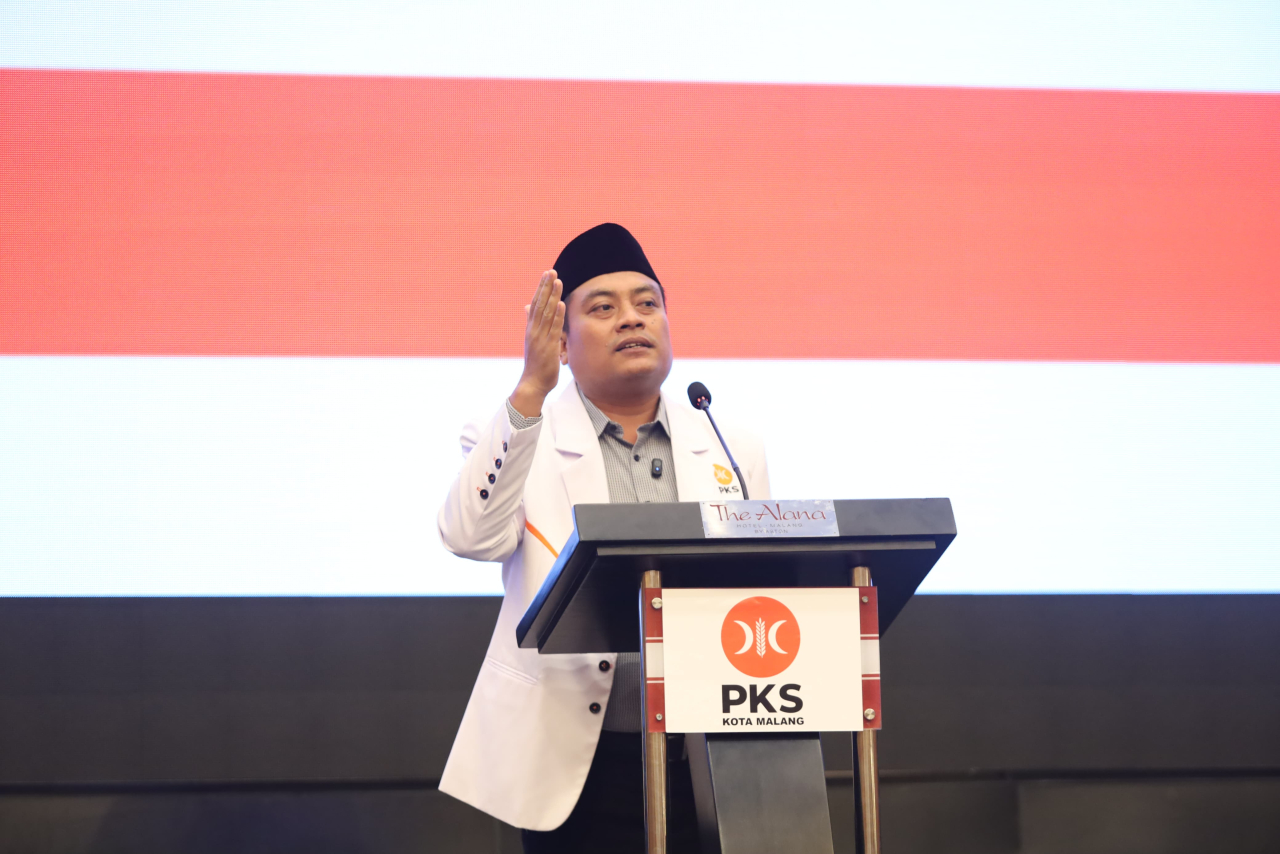 Sekretaris Fraksi PKS DPRD Jawa Timur sekaligus Kabid BPPKP DPW PKS Jatim Puguh Wiji Pamungkas, dalam Rapat Kerja Daerah (Rakerda) PKS Kota Malang.