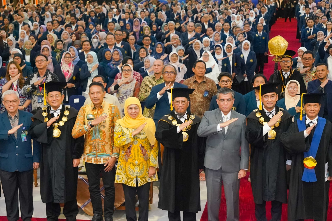 Hadiri Dies Natalis ke-63 UB, Khofifah Apresiasi Kampus Penyumbang Riset Aplikatif Terbesar Nasional