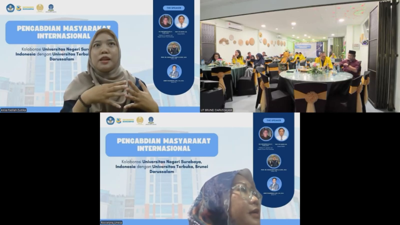 Tim PKM FEB Unesa Bekali Pekerja Migran di Brunei Jiwa Kepemimpinan Wirausaha