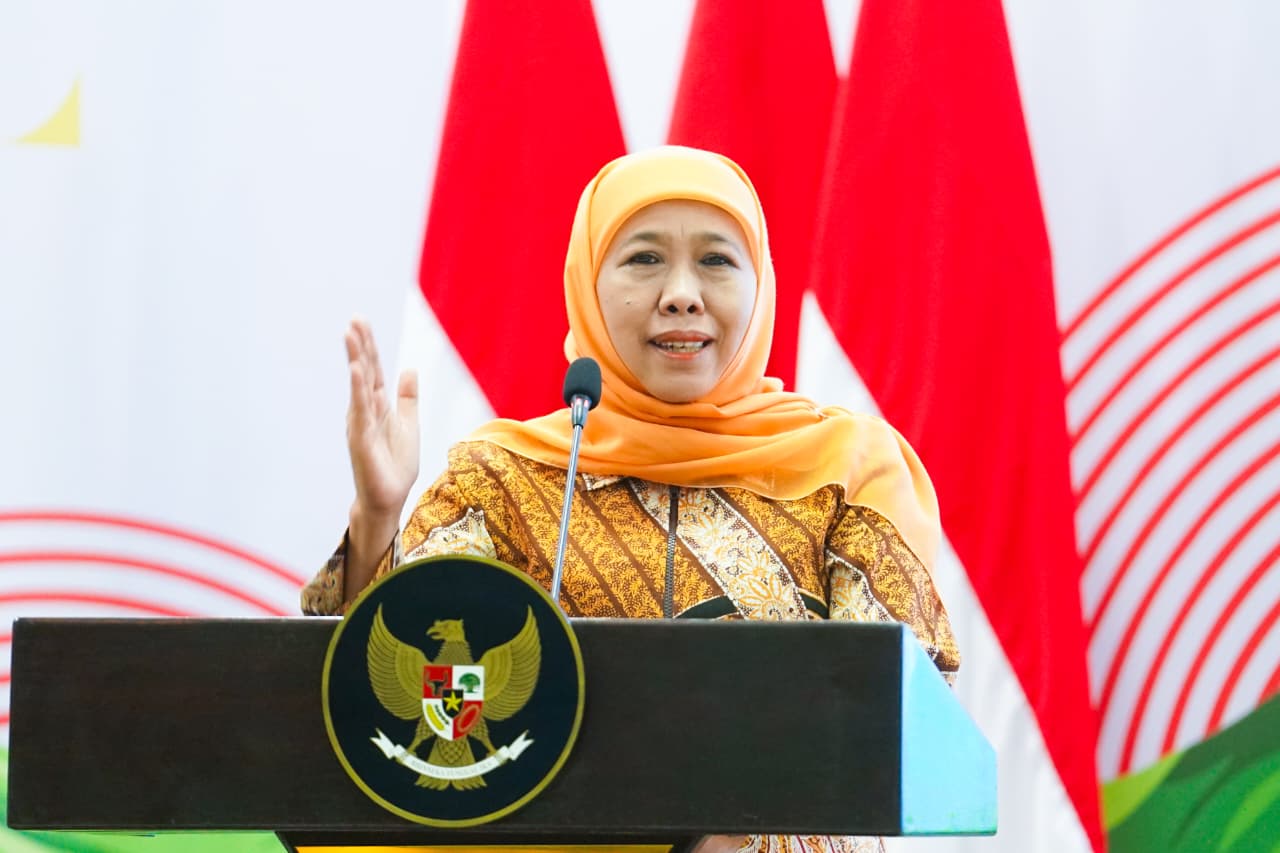 Gubernur Jawa Timur Khofifah Indar Parawansa. (Foto: Adpim For Kabarhit)