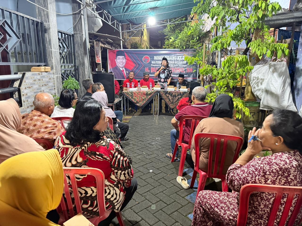 Reses di Gundih, H. Budi Leksono Tampung Keluhan Warga soal Keamanan dan Bansos