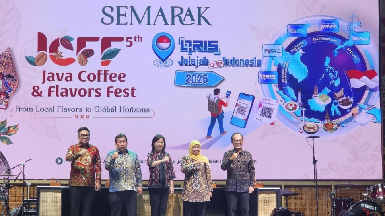 Bank Indonesia resmi menutup acara JCFF 2026 menandai komitmen penguatan UMKM dan digitalisasi pembayaran nasional.